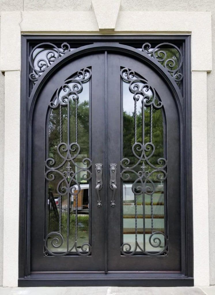 Scroll Work Door