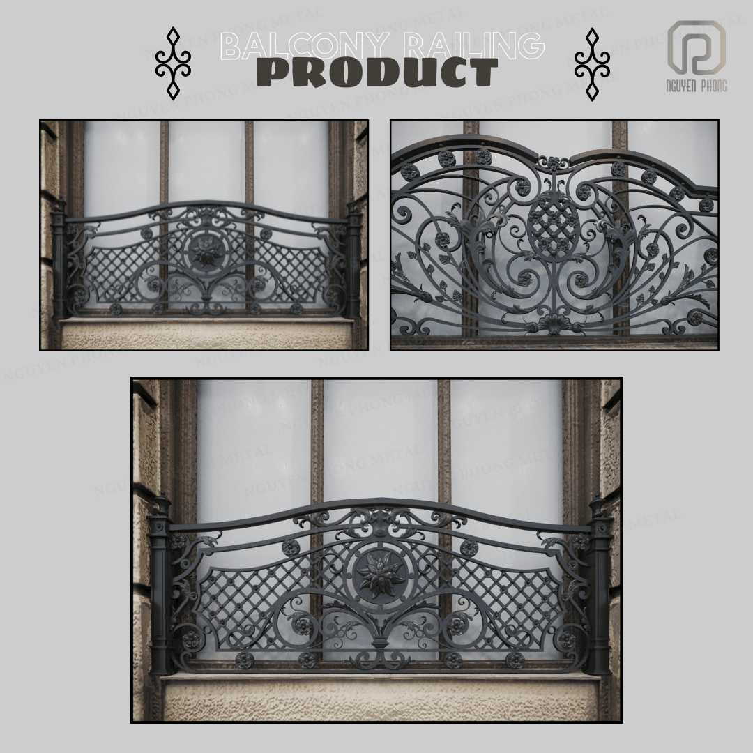 Balcony Railings – Safety and Style by Nguyen Phong Metal