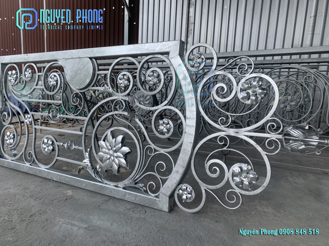 ORDERS FOR WROUGHT IRON GATES FOR PRIVATE HOMES FROM THE ORIGINAL MANUFACTURER IN VIETNAM (Orders from Australia & Spain) wrought-iron-main-gate-iron-gate-design-hot-dip-galvanize-1.jpg