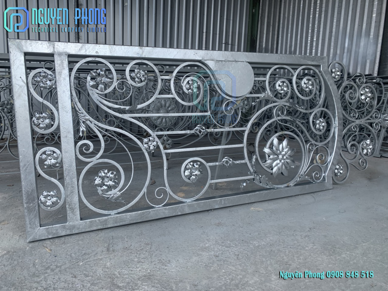 ORDERS FOR WROUGHT IRON GATES FOR PRIVATE HOMES FROM THE ORIGINAL MANUFACTURER IN VIETNAM (Orders from Australia & Spain) wrought-iron-main-gate-iron-gate-design-hot-dip-galvanize.jpg