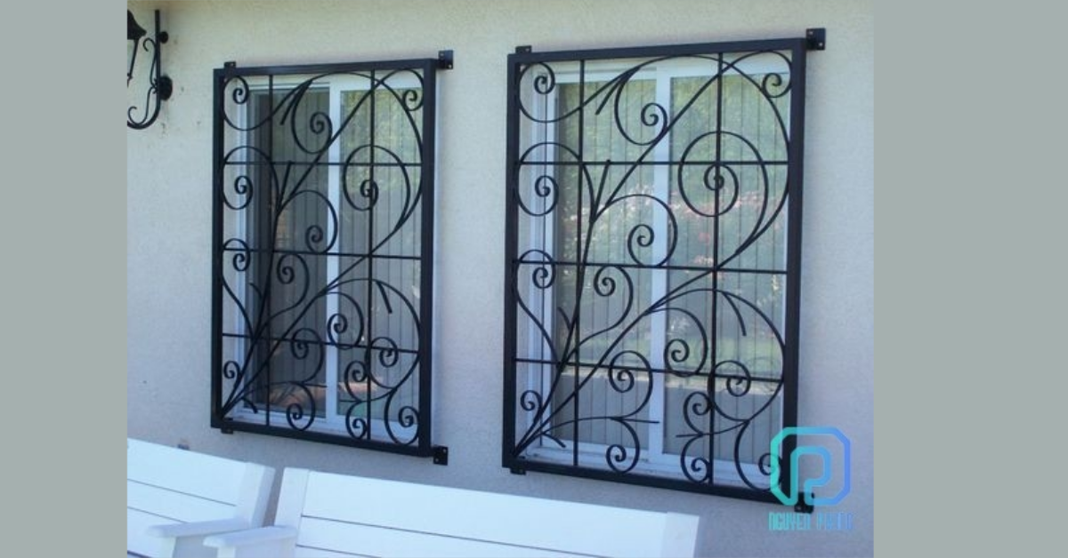 Models of wrought iron grille – the most beautiful window grilles for villas and townhouses wrought-iron-window-grill-decorative-wrought-iron-grille-1.png
